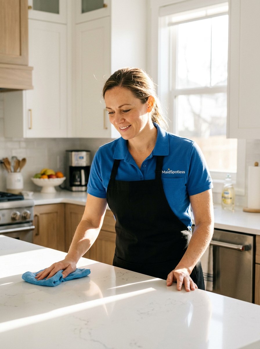 MaidSpotless professional cleaning team